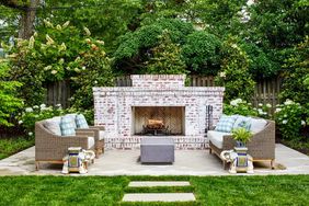 outdoor chimeny fireplace