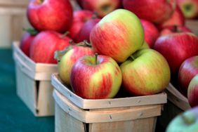 Apples at farmers market