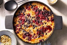 Baked Oatmeal for a Crowd with Berries and Seeds