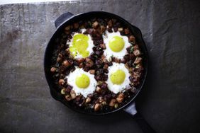 beet hash eggs