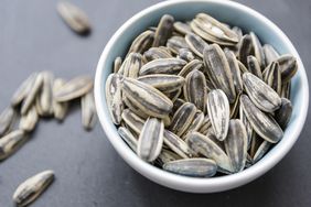 Bowl of sunflower seeds