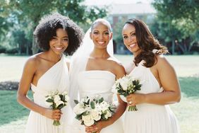 bride and bridesmaids