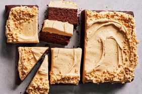 Peanut butter and chocolate sheet cake