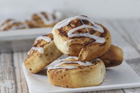 Cinnamon rolls on plate