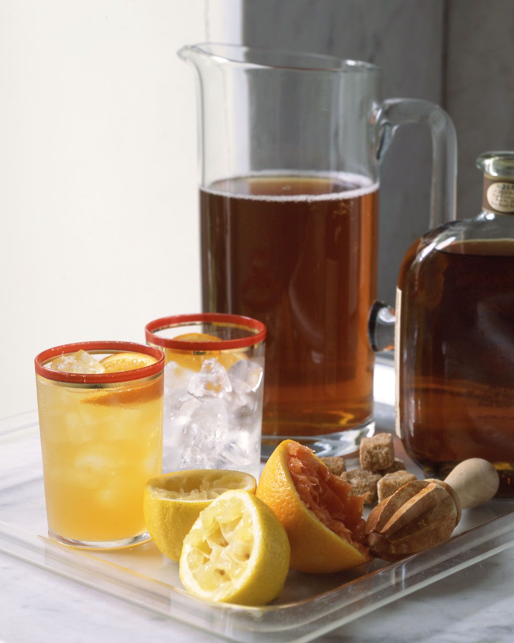 Citrus Arnold Palmer with Bourbon