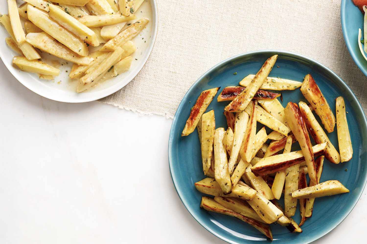 Roasted Parsnips and Creamy Parsnips