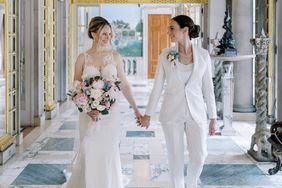 Wedding couple in beautiful setting