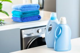 Fabric softener in laundry room