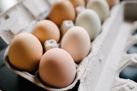 Organic Eggs with different colors