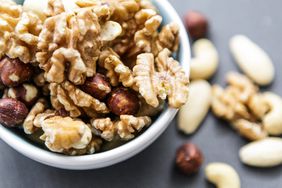 nuts and seeds in bowl