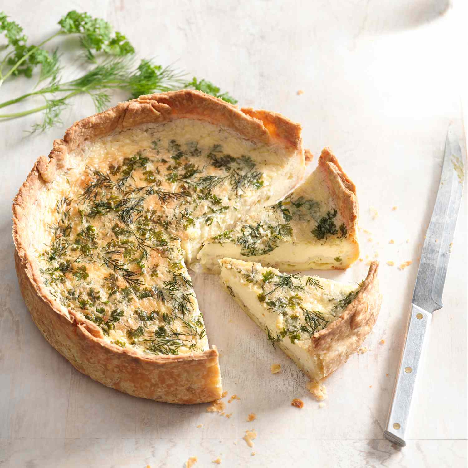 Fresh Herbs Quiche