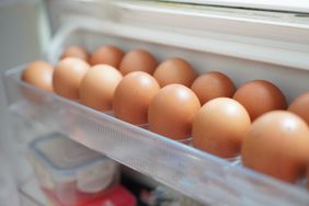 eggs in refrigerator door