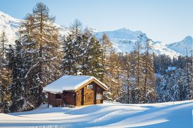 Mountain winter landscape