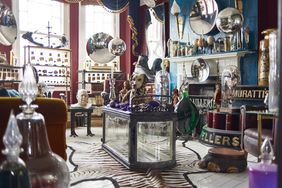 interior of antique store