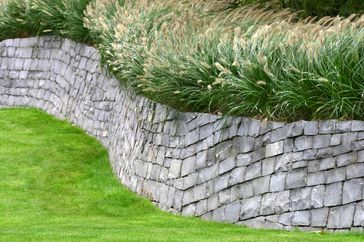 stone garden wall