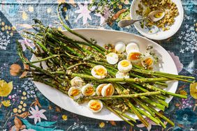 grilled asparagus and egg salad