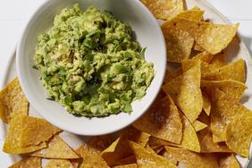 guacamole with tortilla chips