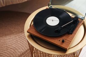 Vinyl record player