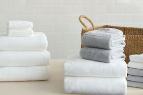 Folded towels