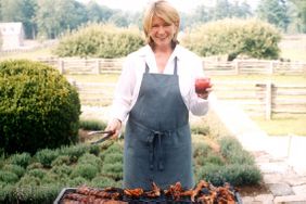 martha stewart grilling at bedford home