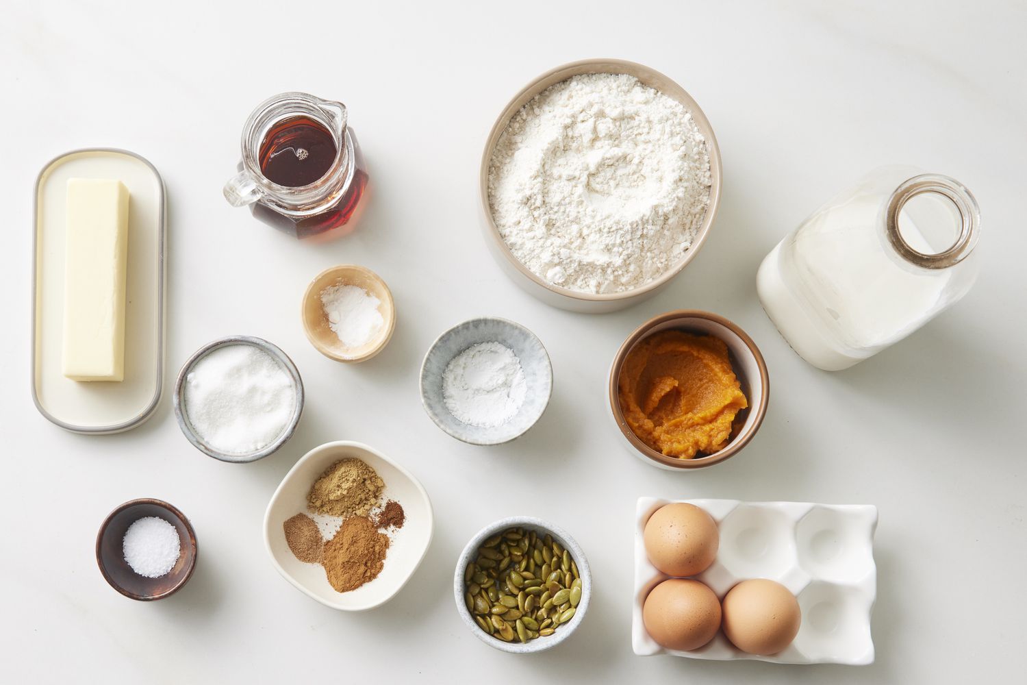 Pumpkin waffle ingredients