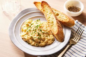 Creamy scrambled eggs