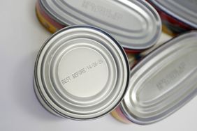 Canned food with expiry dates