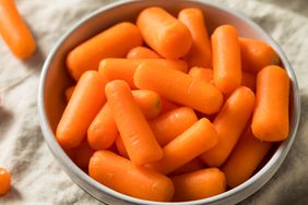 Raw Organic Orange Baby Carrots Ready to Eat