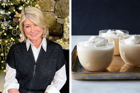 martha stewart and eggnog