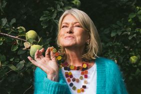 Martha Stewart eating CBD gummies