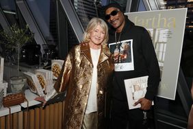 NEW YORK, NEW YORK - OCTOBER 16: (L-R) Martha Stewart and Snoop Dogg attend Martha Stewart's 100th Book Party Celebration during Food Network New York City Wine & Food Festival presented by Invesco QQQ at Four Twenty Five on October 16, 2024 in New York City. (Photo by Astrid Stawiarz/Getty Images for NYCWFF)