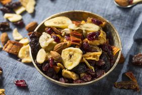 Organic Dried Fruit Trail Mix with Cherries and Bananas