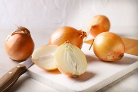 Onion on a cutting board