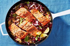 Salmon Creamy Orzo