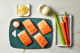 Simple Poached Salmon Ingredients