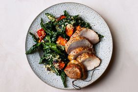 Pork Tenderloin with Kale Salad