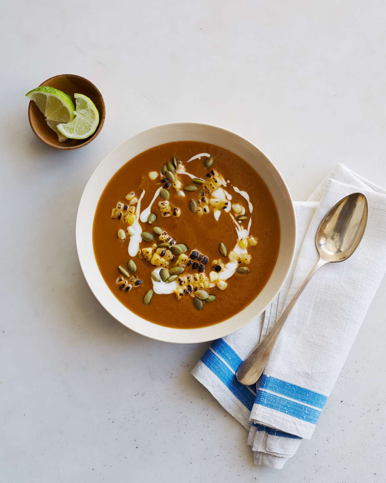 roasted kabocha squash soup