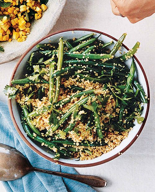 green bean quinoa salad