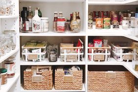 organized walk-in pantry