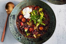 Smoky black bean soup with sausage recipe