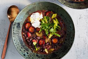 Smoky Black Bean Soup with Sausage