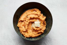 Rutabaga–Sweet Potato Mash with Garlic and Sage