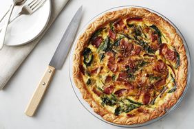 spinach bacon quiche