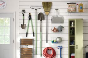 garage wall with tools