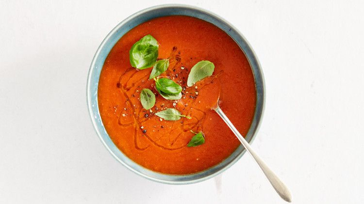 tomato soup with basil