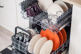 Loaded dishwasher